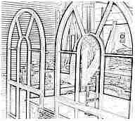 Sketch of Bespoke Windows by Merrin Joinery