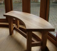 Oak Bench by Merrin Joinery