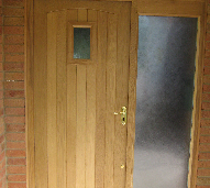 Oak front door