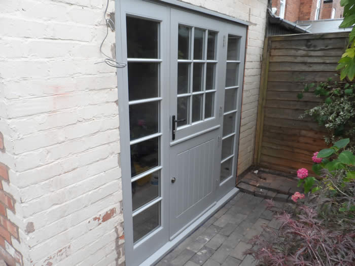 Grey Stable Doorset by Merrin Joinery