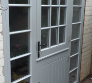 Grey Stable Door Set.